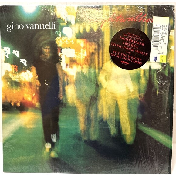 Gino Vannelli – Nightwalker  Vinyl LP 33 RPM  Arista 1981 - Picture 1 of 8